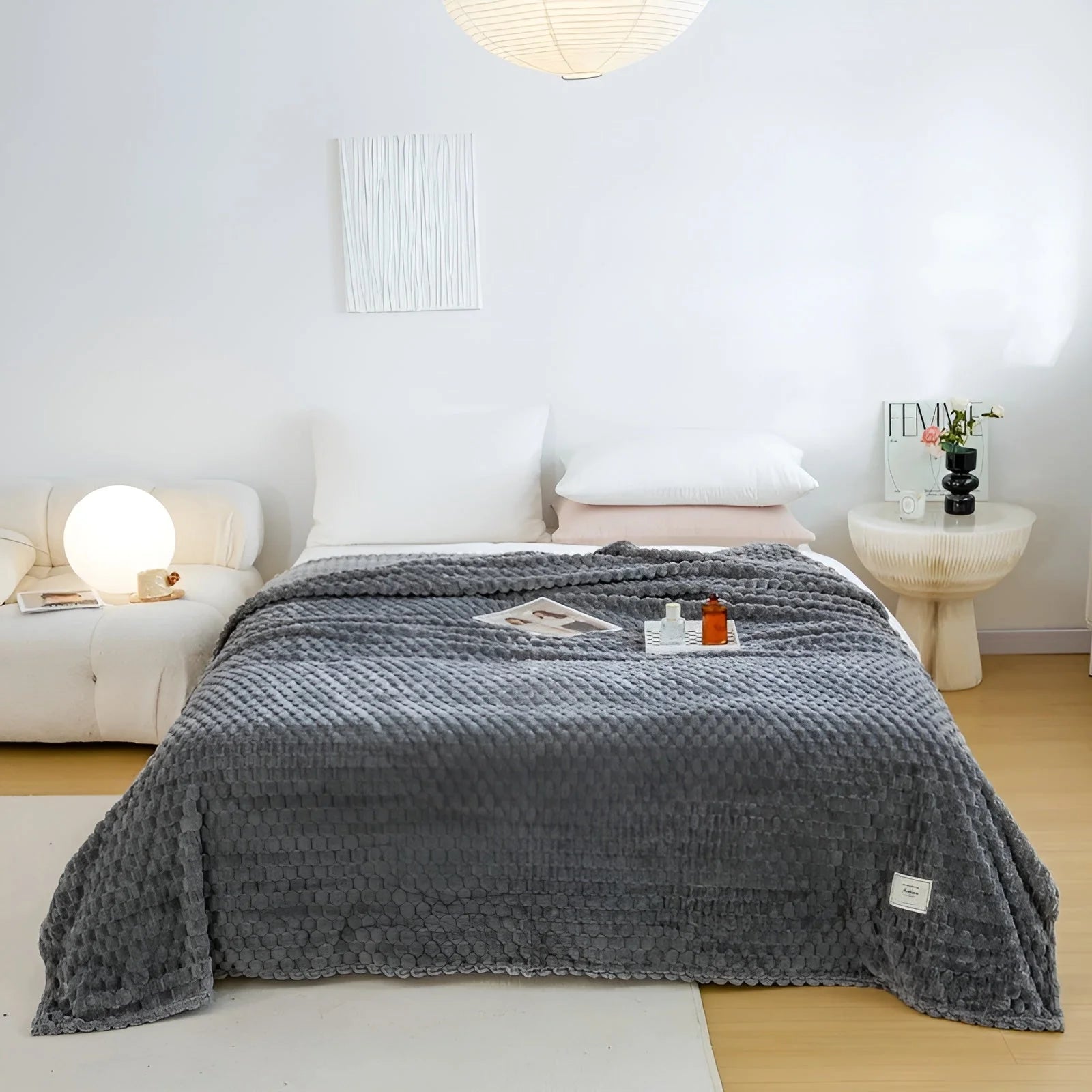 Throw Blanket Microfiber Super Soft Machine Washable