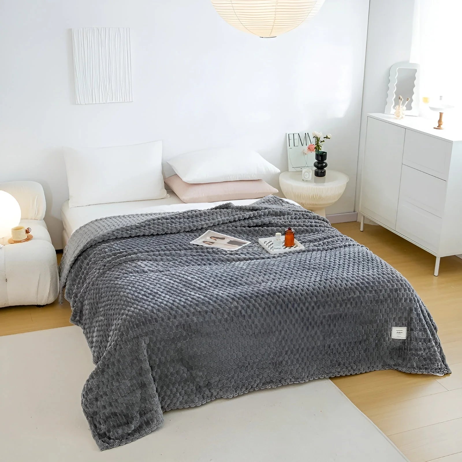 Throw Blanket Microfiber Super Soft Machine Washable