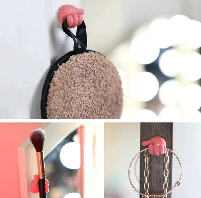Thumb Hooks Soft Silicone Self-Adhesive Set of 20