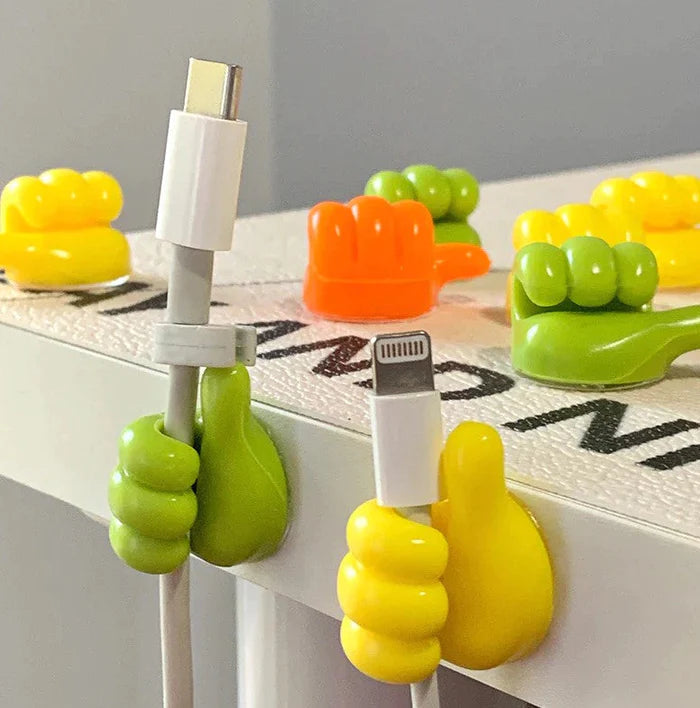 Thumb Hooks Soft Silicone Self-Adhesive Set of 20