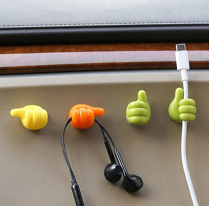 Thumb Hooks Soft Silicone Self-Adhesive Set of 20