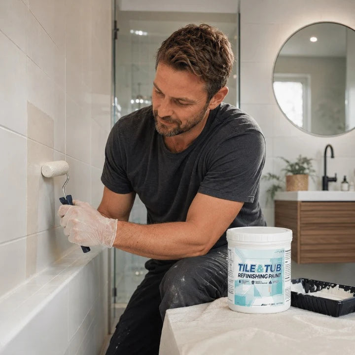 Tile & Bathtub Paint Waterproof Scratch-Resistant Fast-Drying