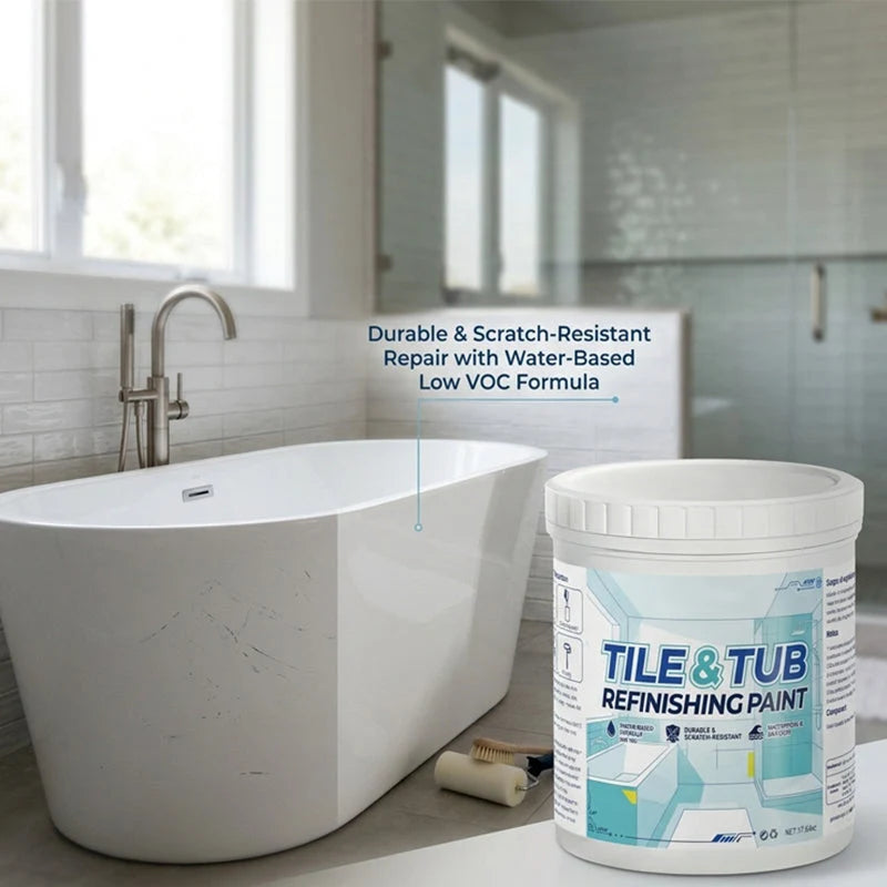 Tile & Bathtub Paint Waterproof Scratch-Resistant Fast-Drying
