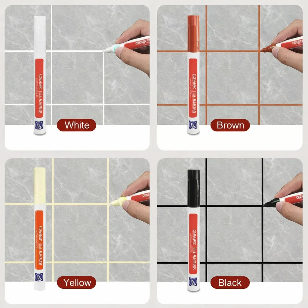 Tile Grout Pen Quick Drying Waterproof Mold Resistant