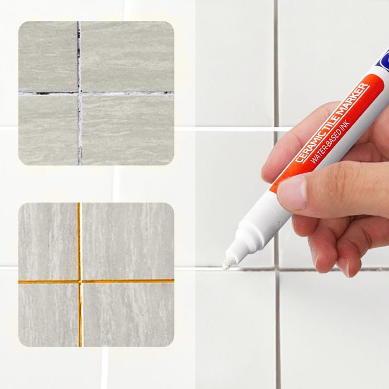 Tile Grout Pen Waterproof & Mold-Resistant Precision Applicator