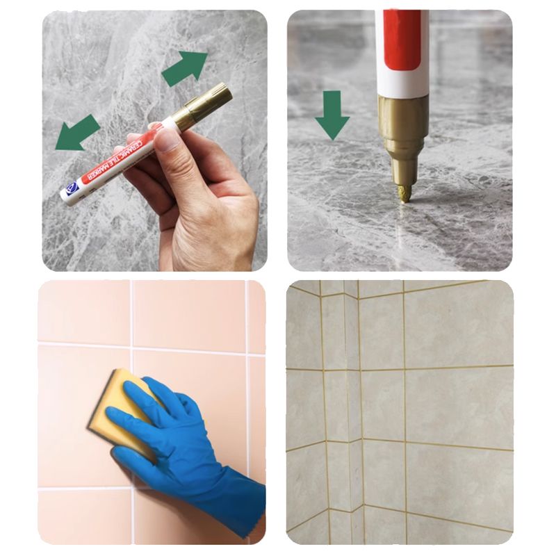 Tile Grout Pen Waterproof & Mold-Resistant Precision Applicator