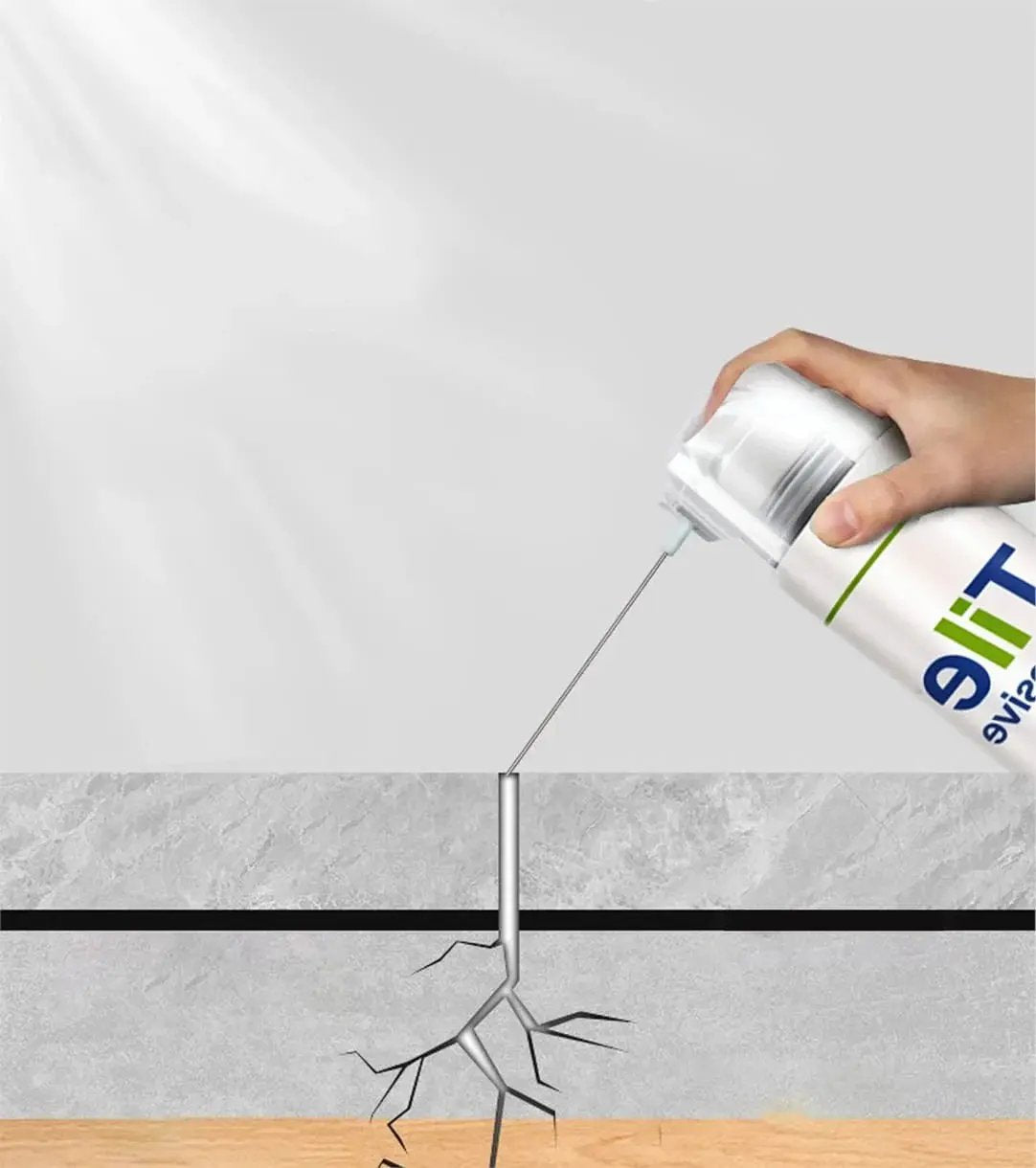Tile Repair Gel Extra-Strong Water-Resistant Needle Tip