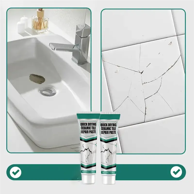 Tile Repair Kit Fast-Drying & Waterproof 100 ml