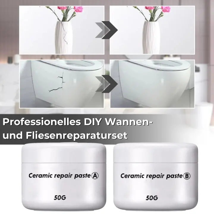 Tile Repair Paste Snow-White Fast-Drying Non-Toxic