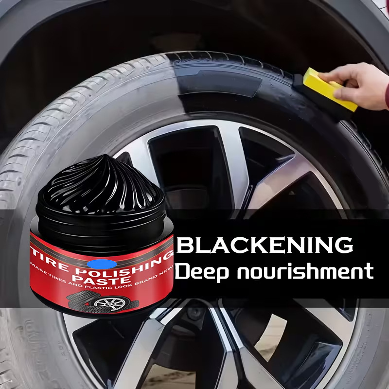 Tire Care Paste Deep Black Restore UV Protection