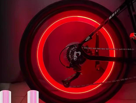 Tire Valve Cap Lights Motion-Activated 360 Degree Glow