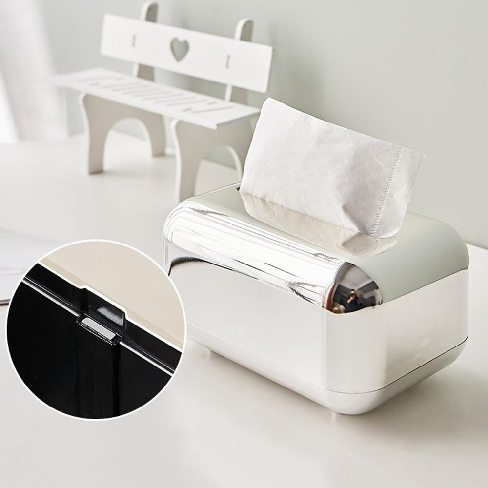 Tissue Box Automatic Spring Lift Non-Slip Base