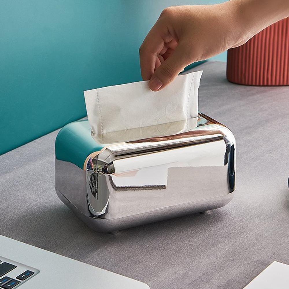Tissue Box Automatic Spring Lift Non-Slip Base