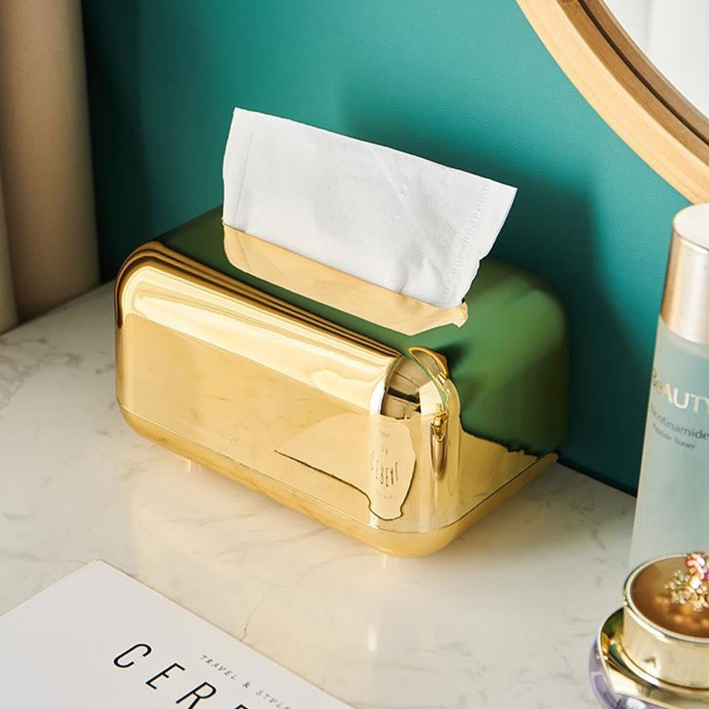 Tissue Box Automatic Spring Lift Non-Slip Base