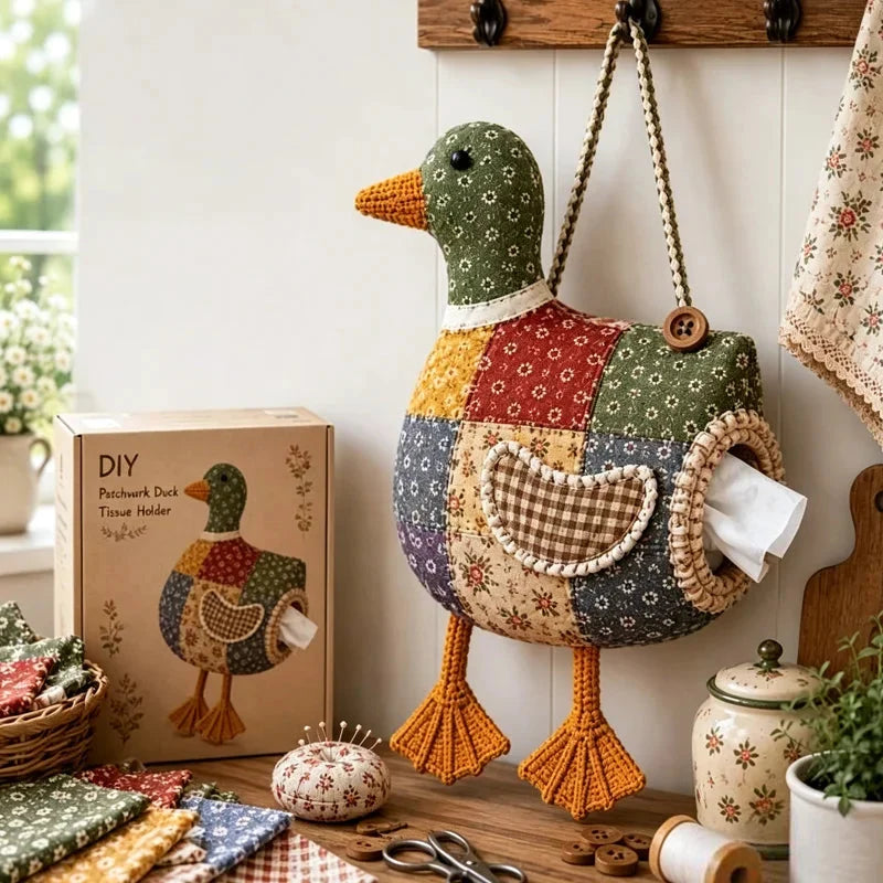 Tissue Holder Kit Pre-Cut Fabric & Hanging Strap