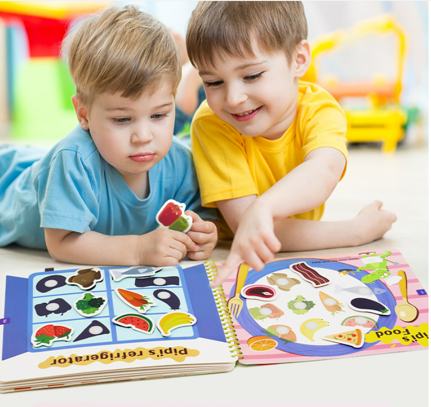 Toddler Activity Book Motor Skills Water-Resistant Pages