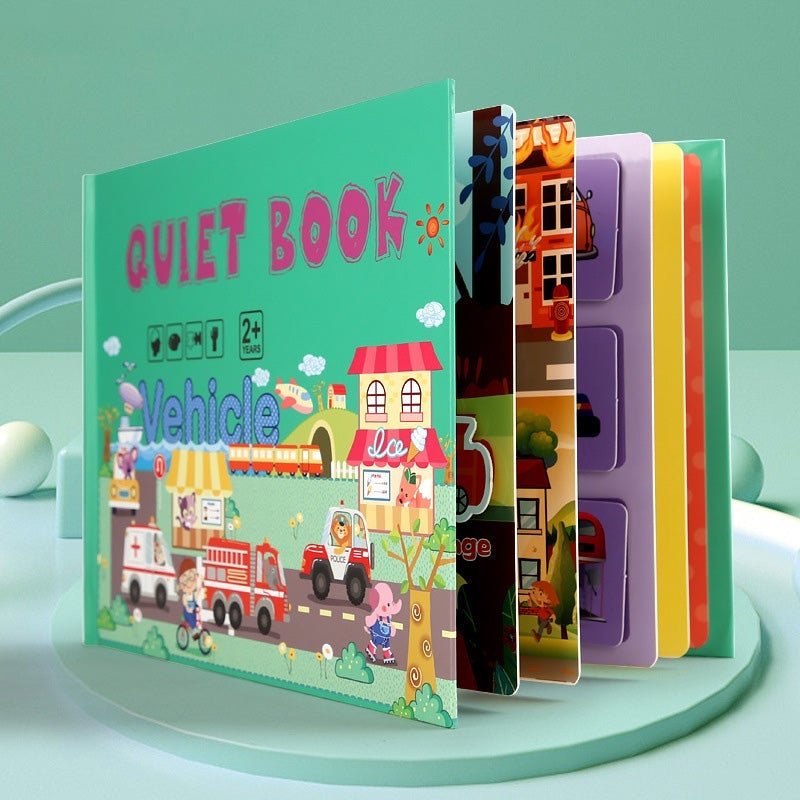 Toddler Activity Book Motor Skills Water-Resistant Pages