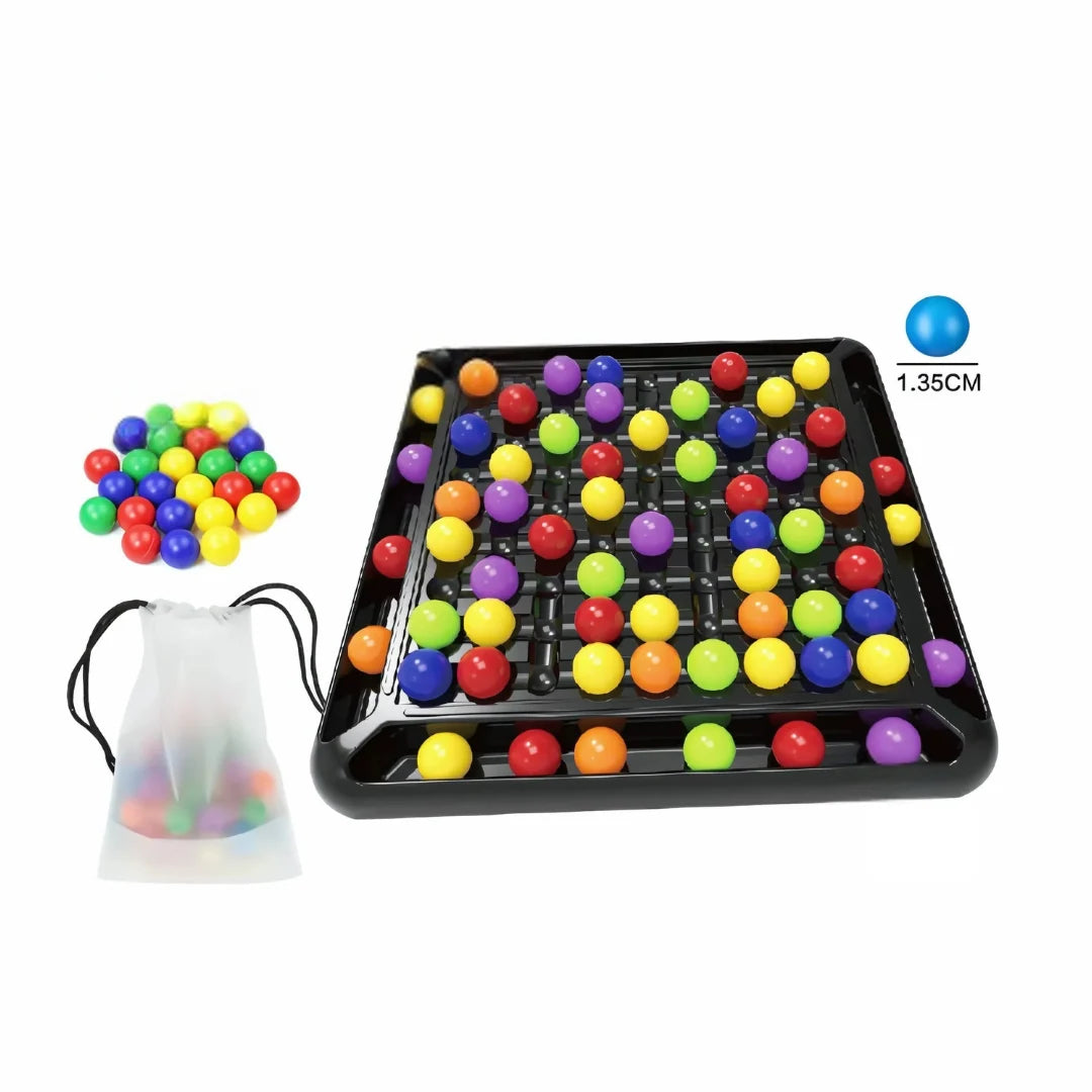 Toddler Bead Game 80 Beads Pattern Matching Portable
