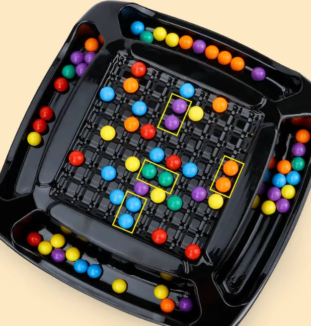 Toddler Bead Game 80 Beads Pattern Matching Portable