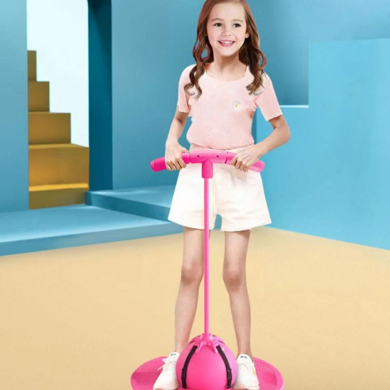 Toddler Hopper Ball Non-Slip Platform Removable Foam Handles