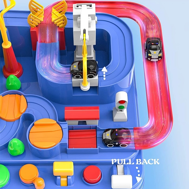 Toddler Puzzle Toy Track & Button Car 8 Challenges