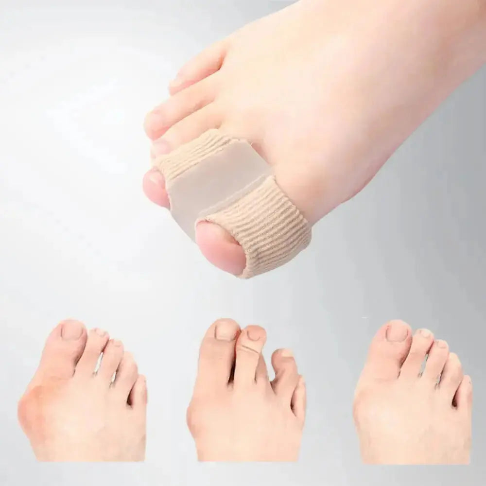 Toe Aligner Silicone Gel Washable Set of Two Pairs