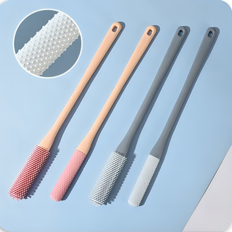 Toe Cleaner Brush Ergonomic Handle & Soft Silicone Bristles