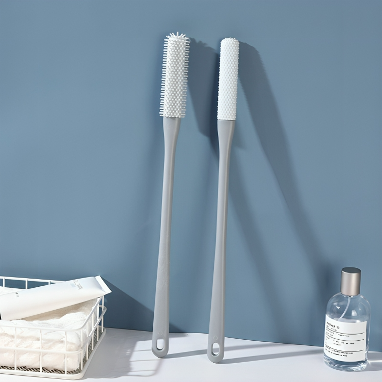 Toe Cleaner Brush Ergonomic Handle & Soft Silicone Bristles
