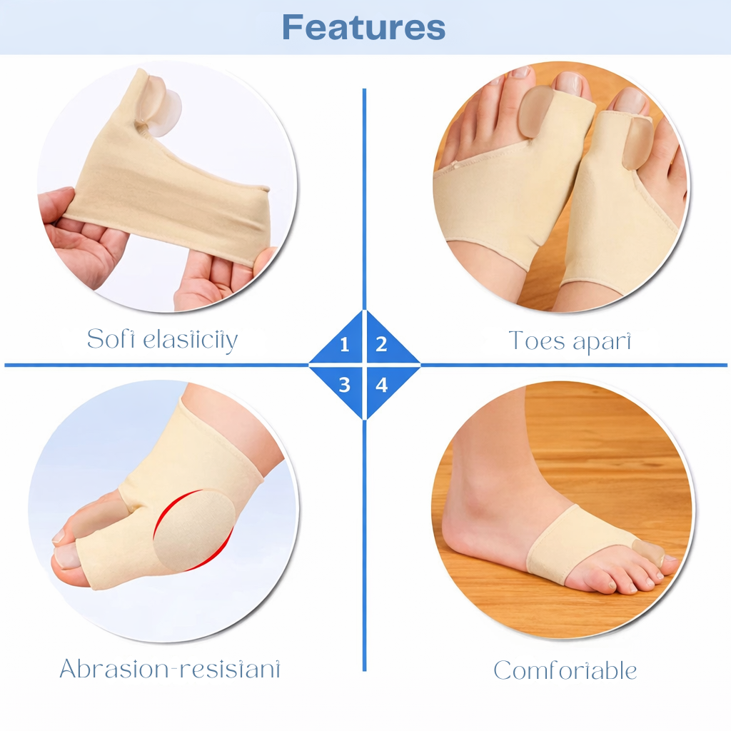 Toe Corrector Orthopedic Realignment Soft Silicone Gel Pad