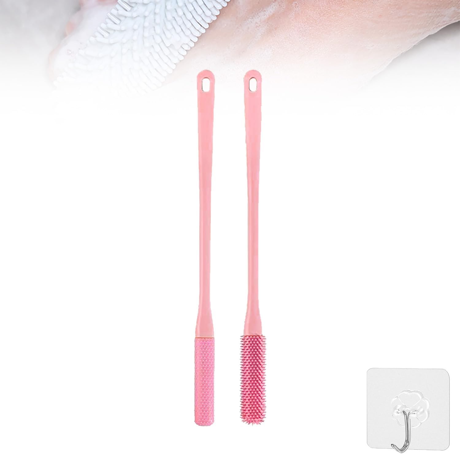 Toe Gap Cleaner Ergonomic Long Handle & Soft Bristles