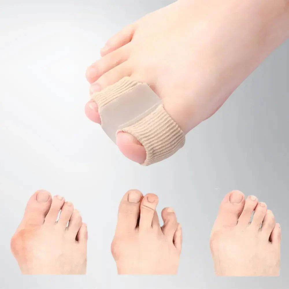 Toe Protection Pads Skin-Colored Silicone Set of 4
