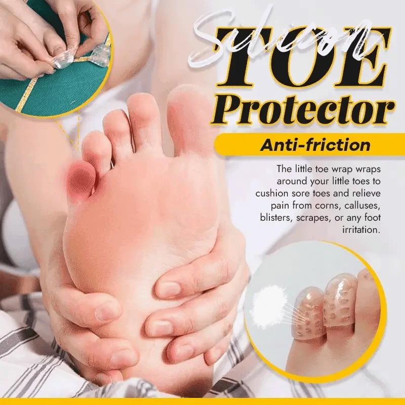 Toe Protectors Silicone Gel Reusable 10-Piece Set