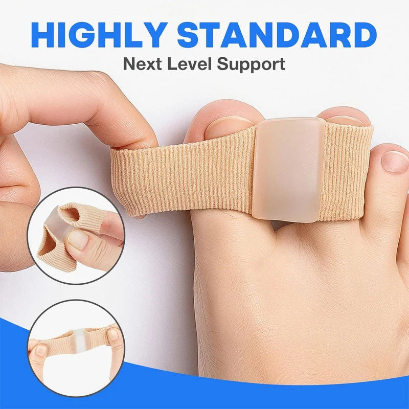 Toe Separator Set Thin Breathable Textile & Silicone
