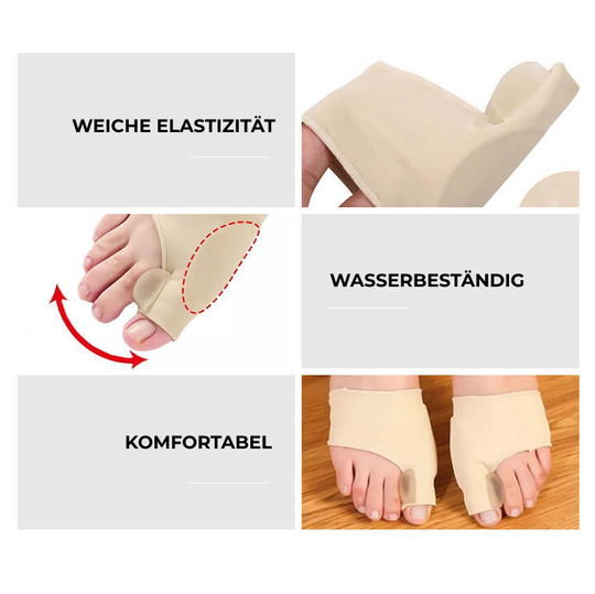 Toe Separators Soft Silicone Low-Profile Fits In Shoes