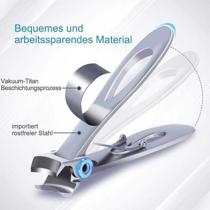 Toenail Clipper Reinforced Grip Curved Stainless Steel 15mm Opening