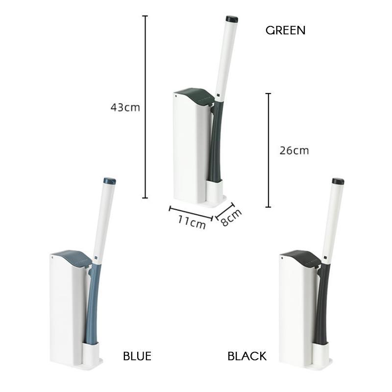 Toilet Brush Hygienic Disposable Sponge Heads 8 Refills