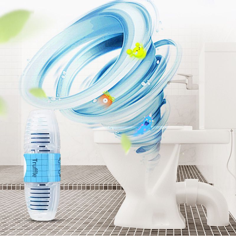 Toilet Cleaning Capsule Flush-Activated Limescale & Bacteria Removal