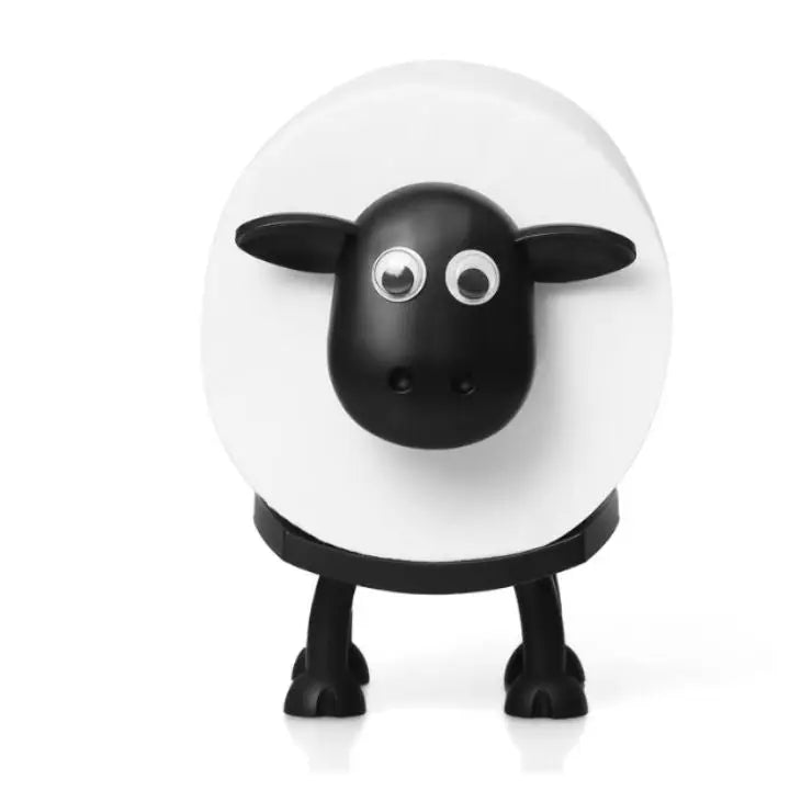 Toilet Paper Holder Sheep Design Tool-Free Installation Eco-Friendly PLA