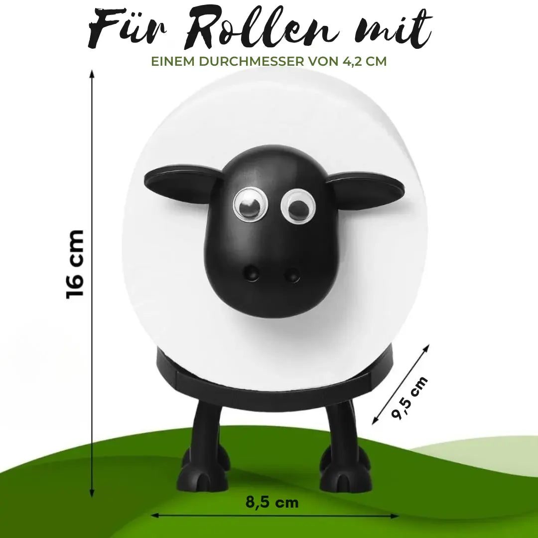 Toilet Paper Holder Sheep-Shaped Freestanding 3D-Printed