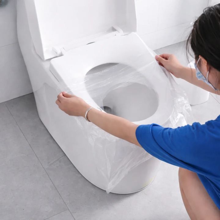 Toilet Seat Covers Double-Layer Non-Slip Biodegradable