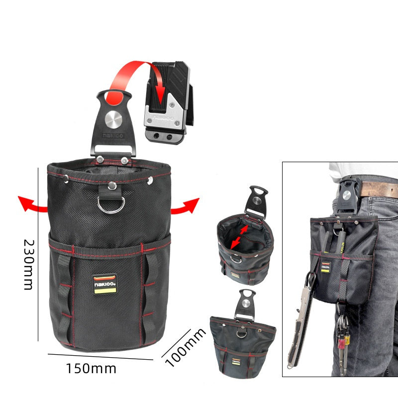 Tool Pouch Clip-On Belt Waterproof Fabric