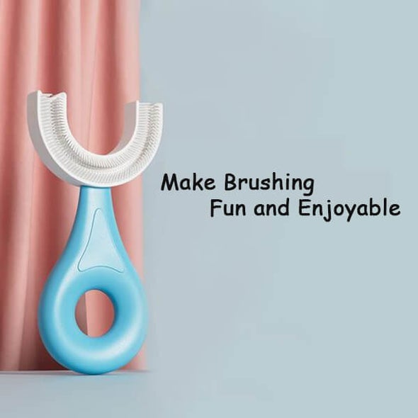 Toothbrush U-Shaped 360 Degree Pacifier-Grade Silicone