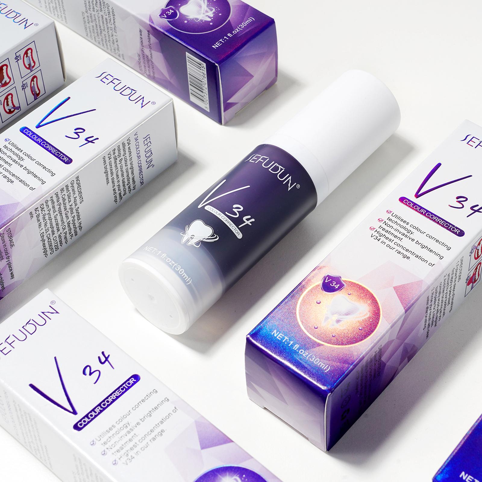 Toothpaste Violet Tone Neutralizer Baking Soda & Plant Extracts