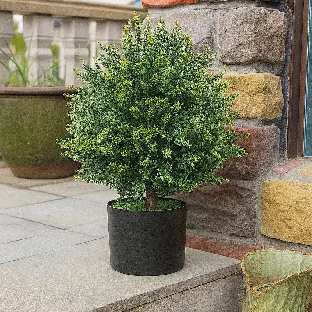 Topiary Tree Realistic Cedar UV-Resistant & Weatherproof 45 cm