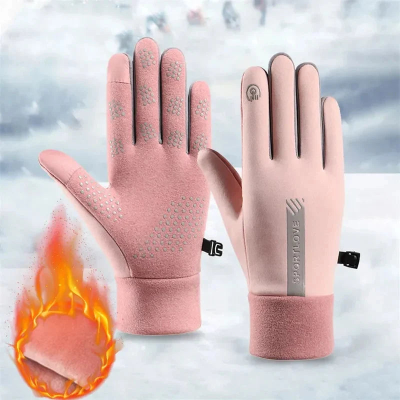 Touchscreen Gloves Waterproof Conductive Fingertips Non-Slip