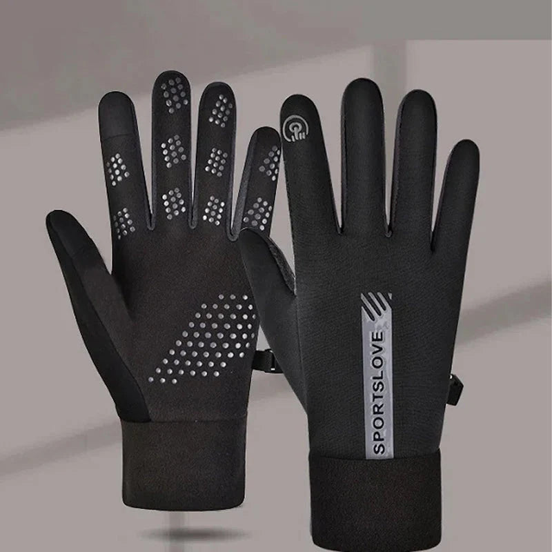 Touchscreen Gloves Waterproof Conductive Fingertips Non-Slip