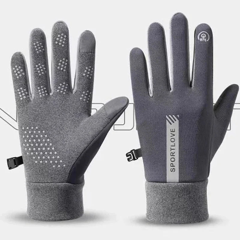 Touchscreen Gloves Waterproof Conductive Fingertips Non-Slip