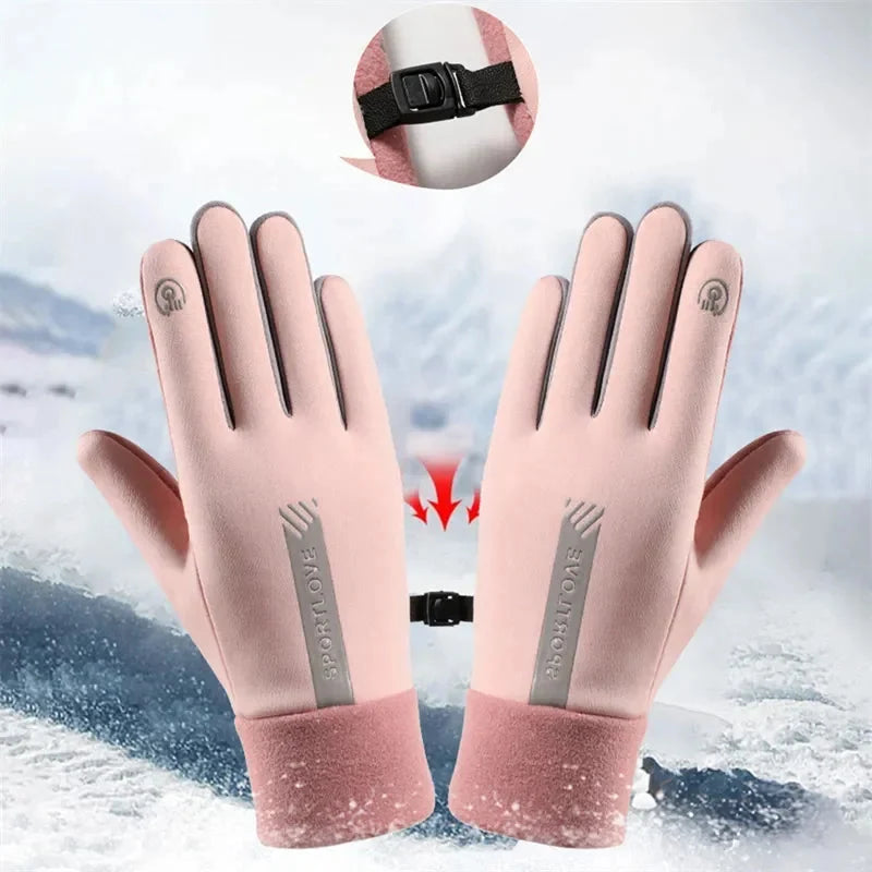 Touchscreen Gloves Waterproof Conductive Fingertips Non-Slip