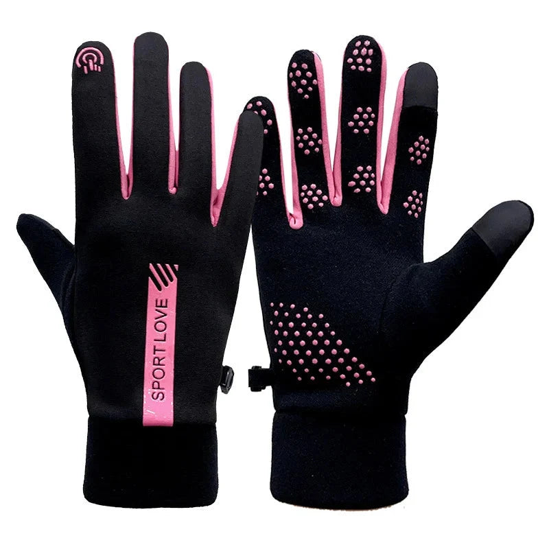 Touchscreen Gloves Waterproof Conductive Fingertips Non-Slip