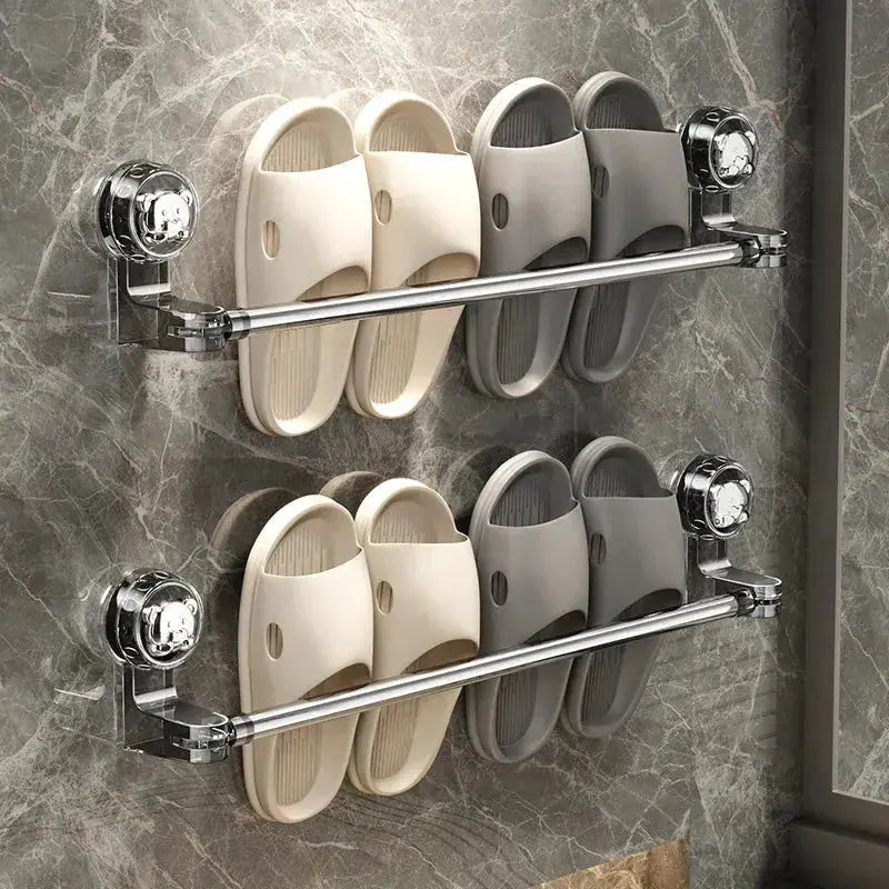 Towel Rack Extendable Suction Cups Vent Gap